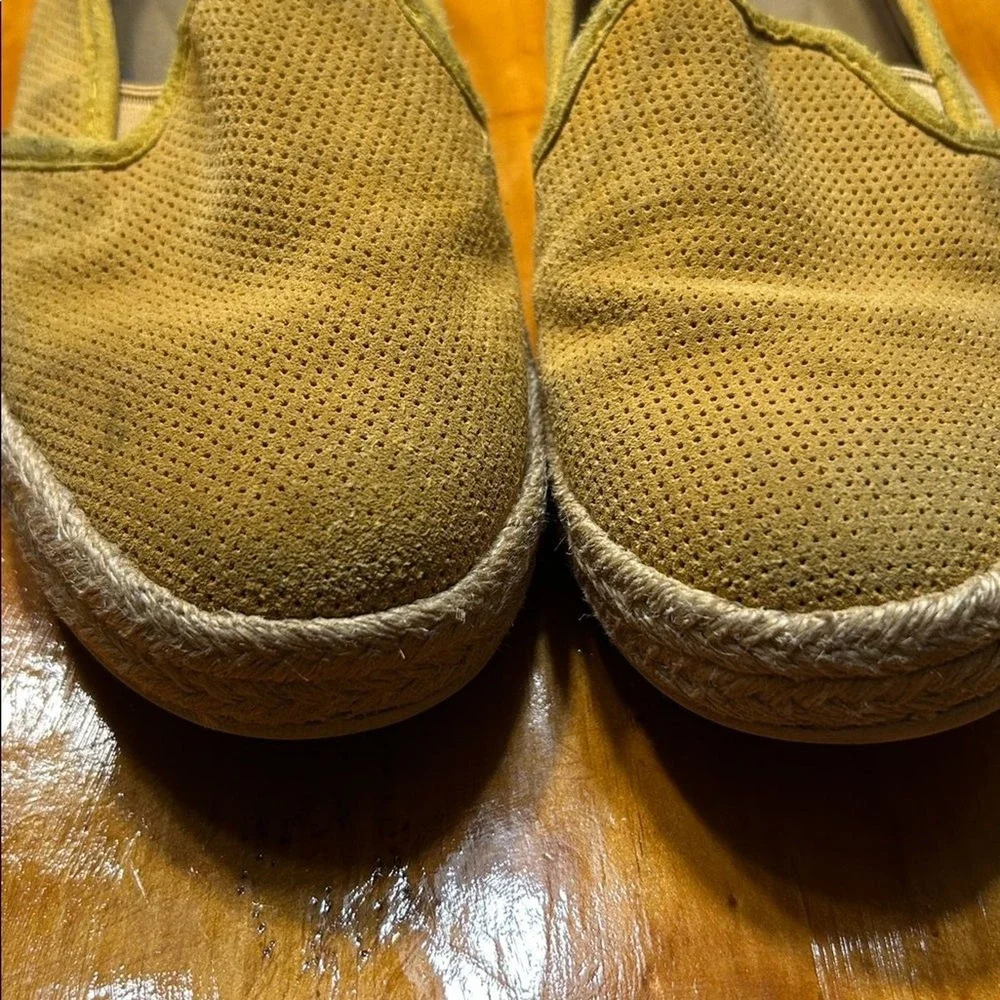 Boho Chic Clarks Azella Cushion Soft Yellow Granola‎ Espadrille Flats 9.5